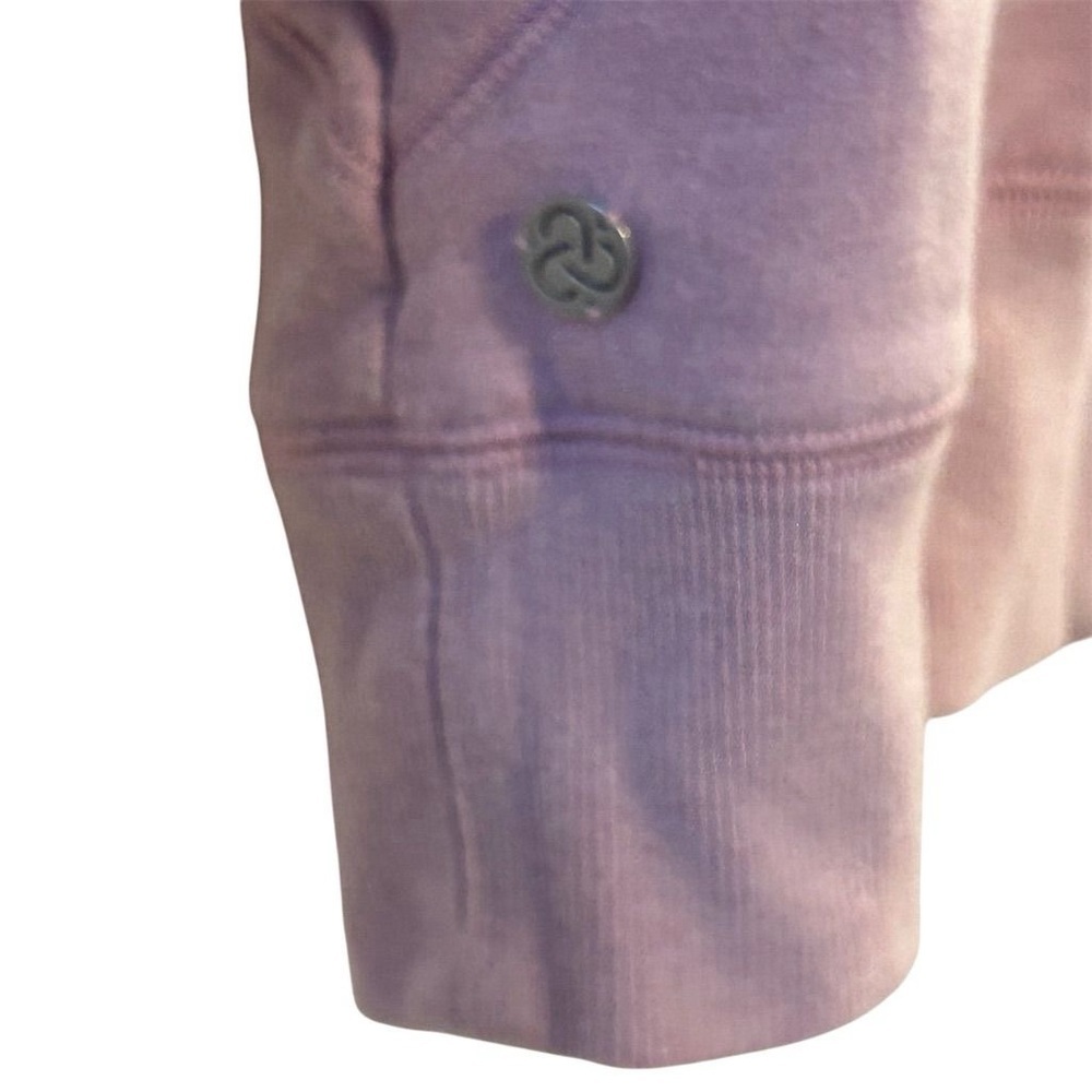 Zella Women's M Pink Ruched Long Sleeve Zip Front Hoodie Jacket - Picture 6 of 13